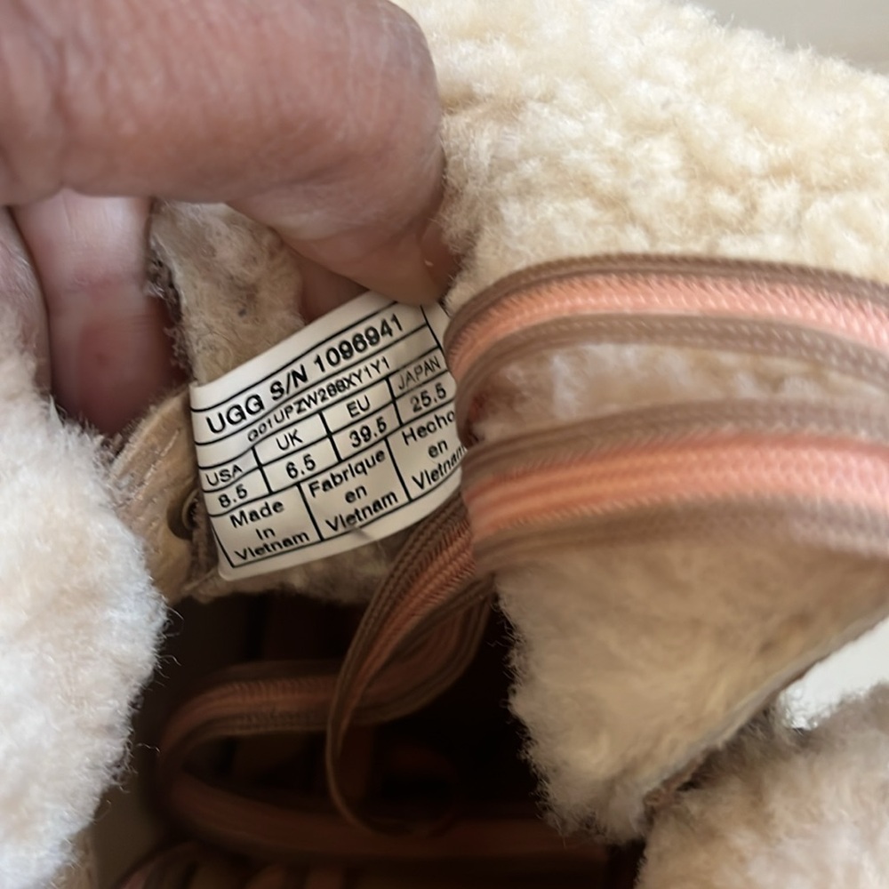 UGG Women's Tan High-Top Sneakers - Picture 6 of 9